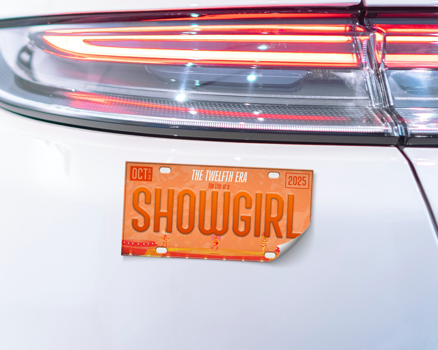 Life of Showgirl era bumper sticker