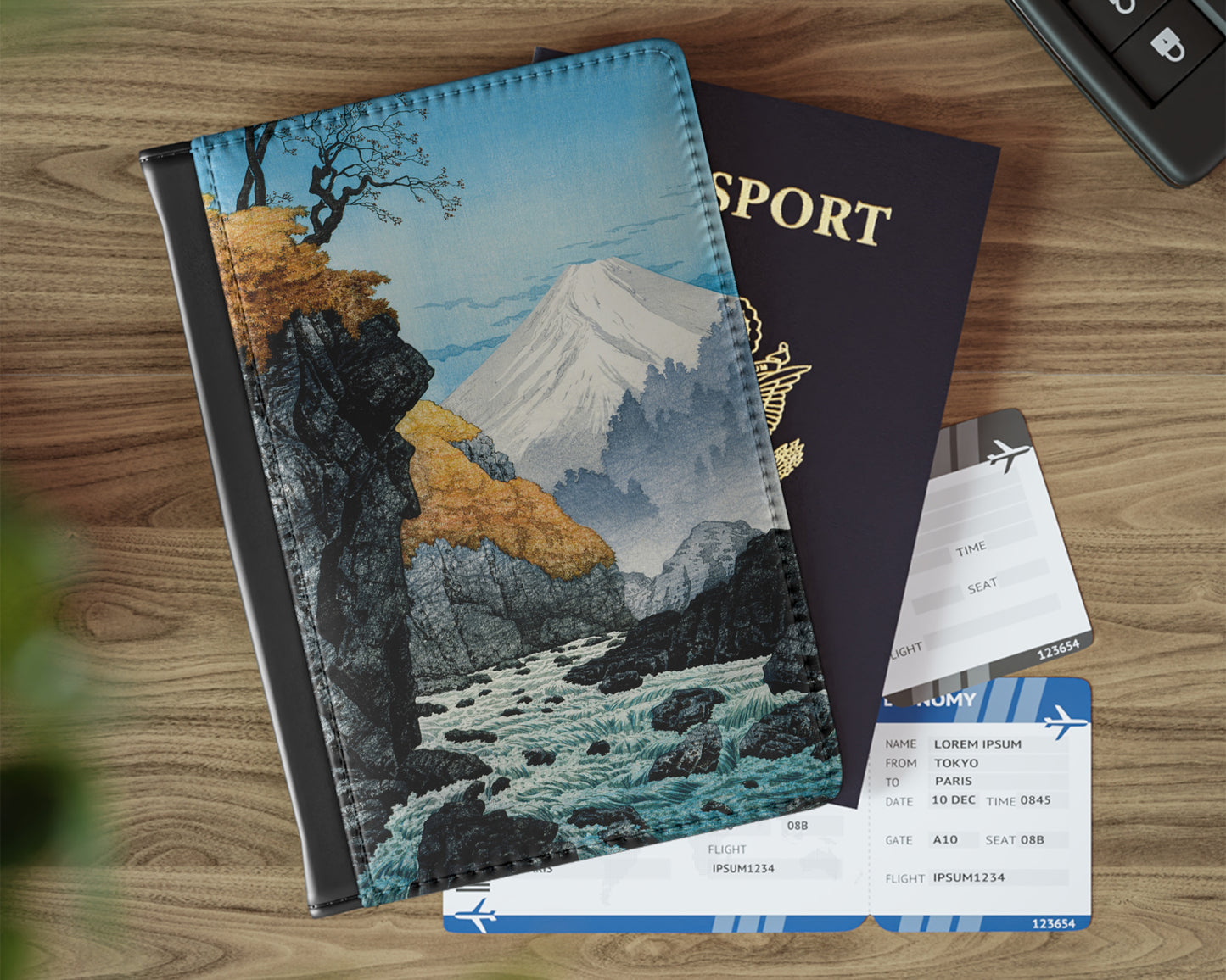 Hiroaki Takahashi - Foot of Mount Ashitaka passport cover