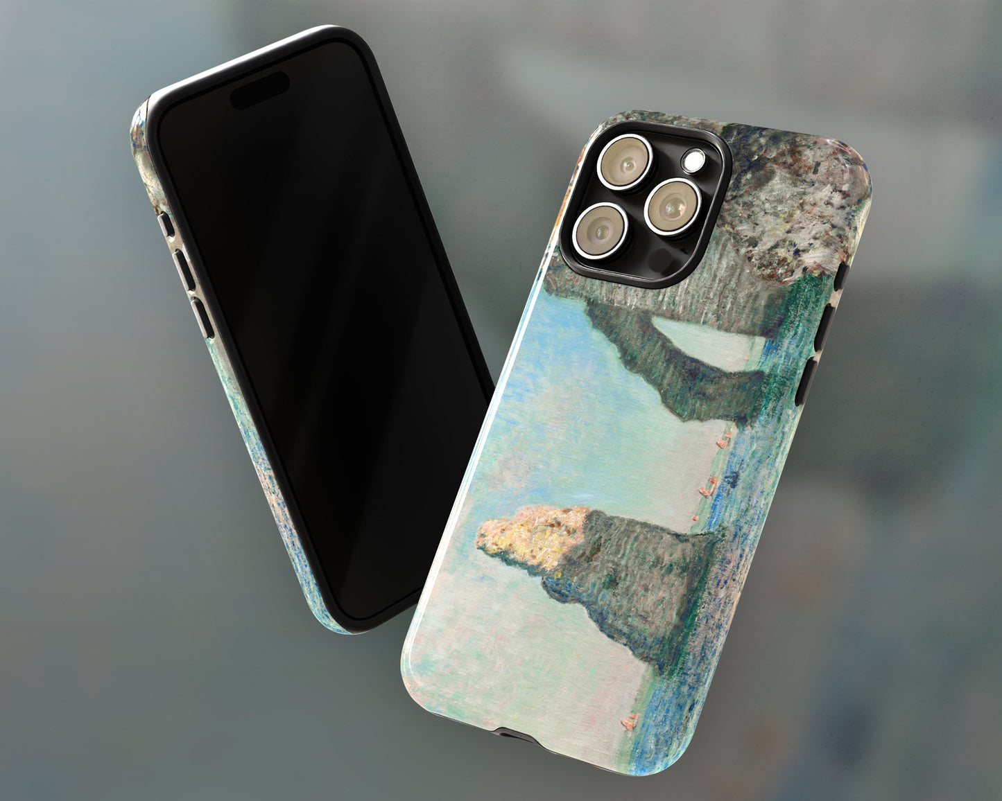 Claude Monet - Cliffs at Étretat iPhone case