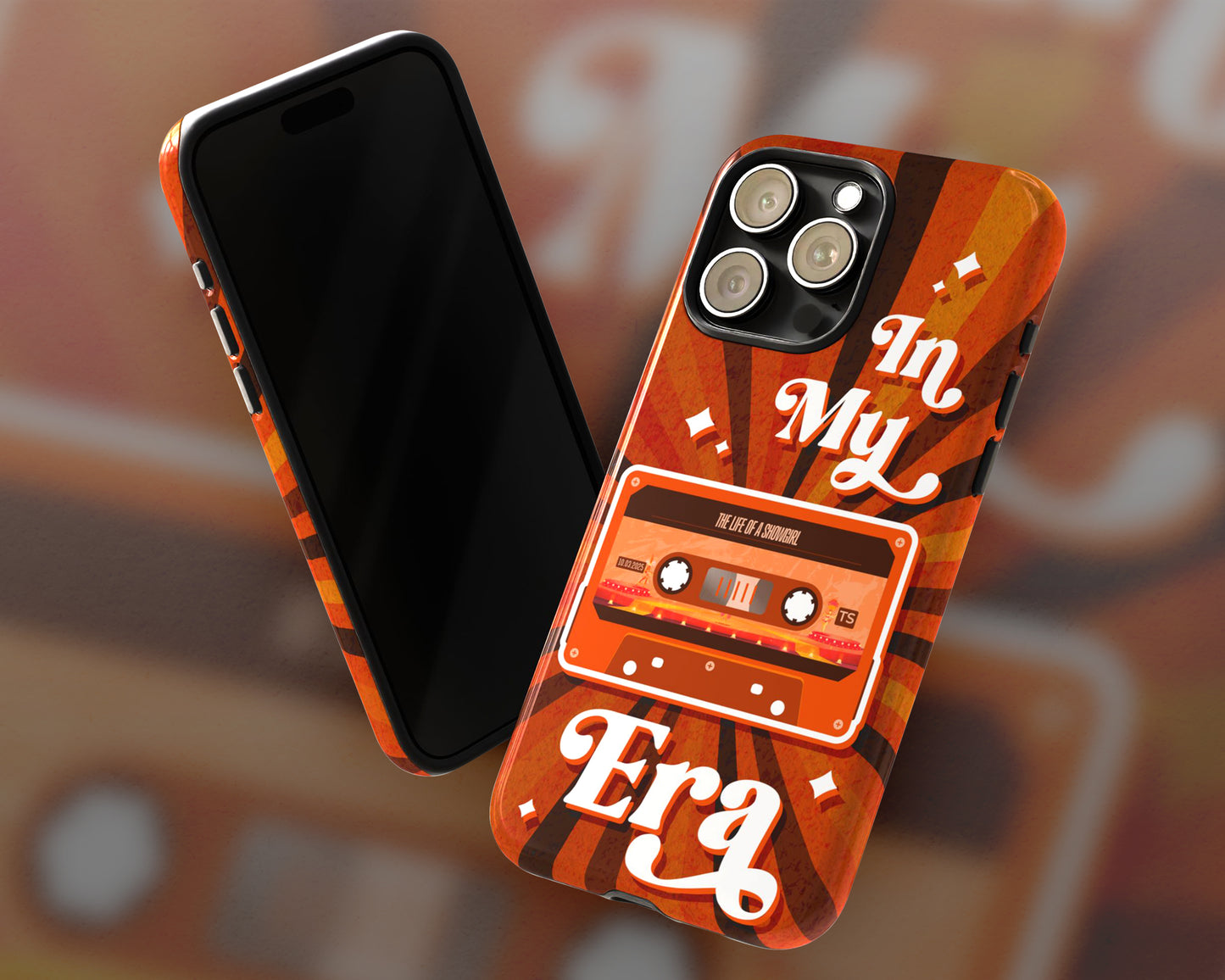In my Life of Showgirl era vintage cassette tape iPhone case