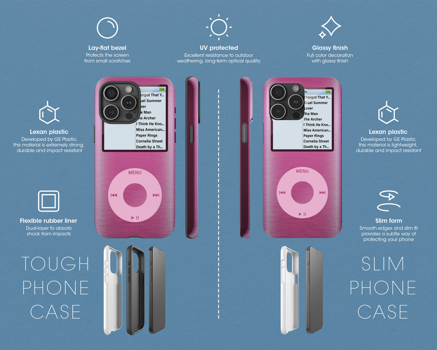 Lover era iPod Nano style iPhone case