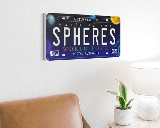 Music of the Spheres World Tour canvas wall decor