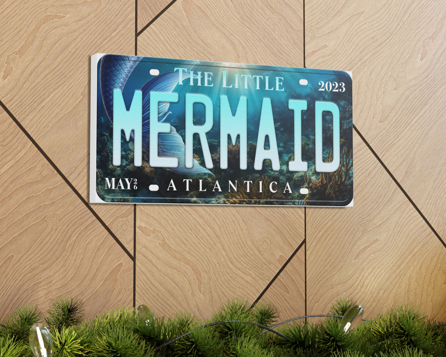 Little Mermaid (2023) movie canvas wall decor