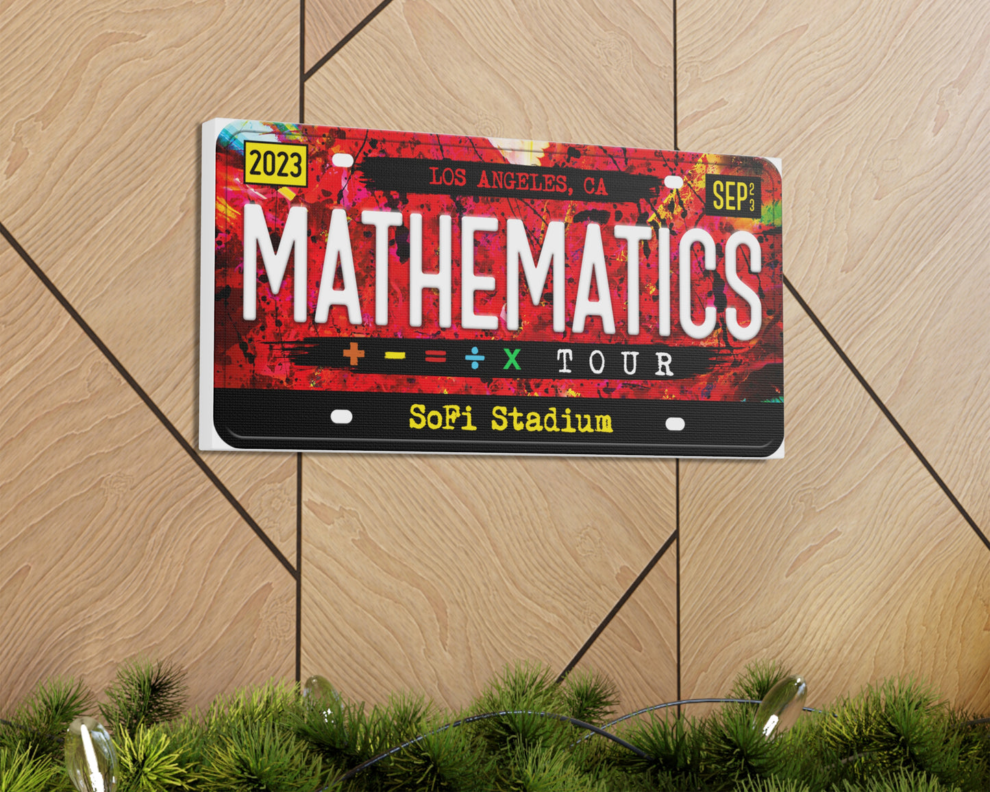 The Mathematics Tour canvas wall decor