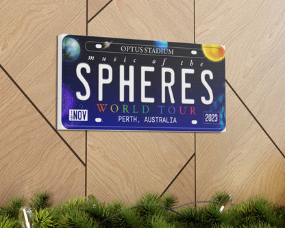 Music of the Spheres World Tour canvas wall decor