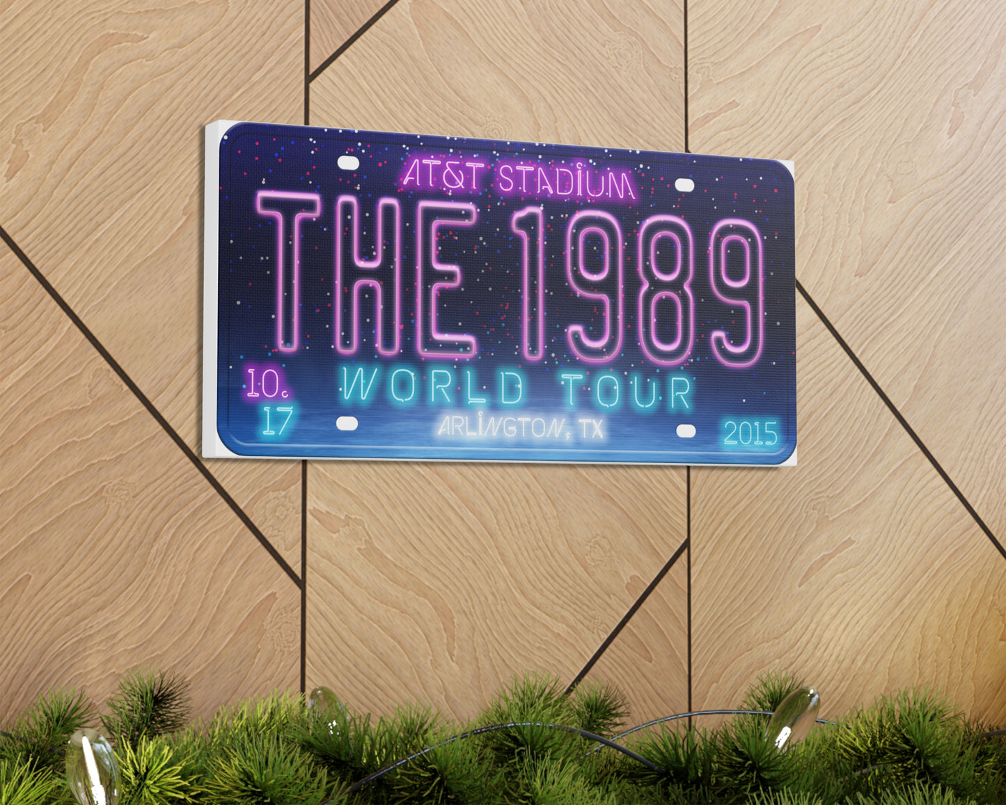 The 1989 World Tour canvas wall decor