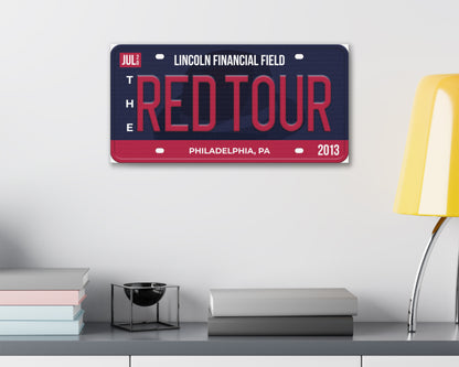 The Red Tour canvas wall decor