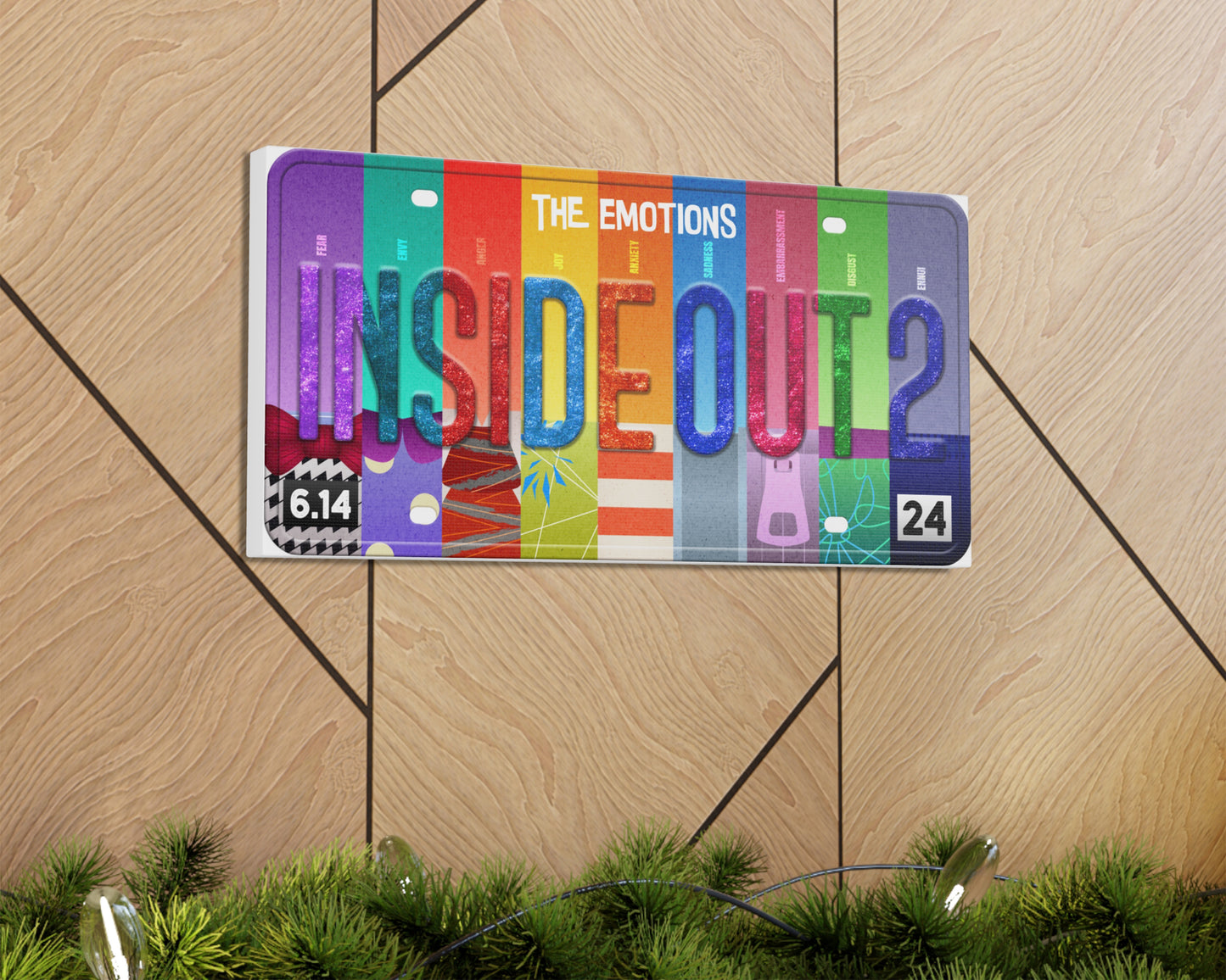 InsideOut 2 (2024) movie canvas wall decor