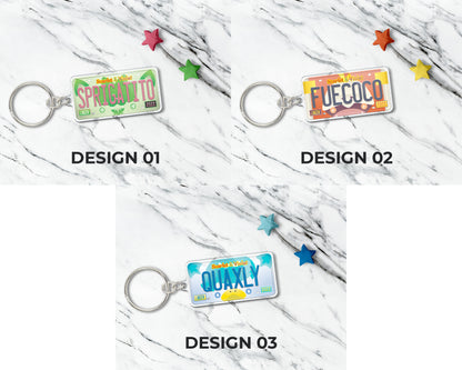 Set of Paldea starters acrylic keychain