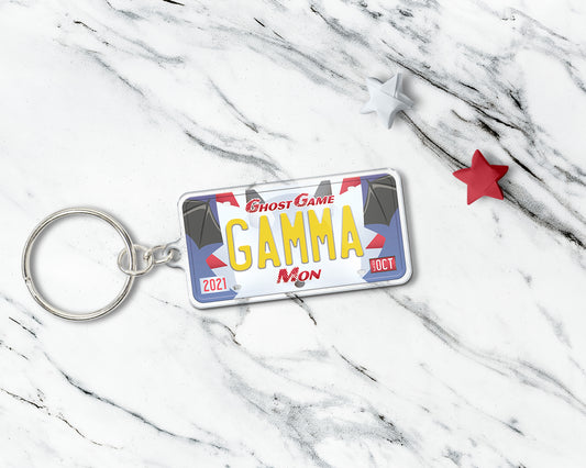 Gammamon acrylic keychain