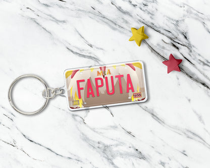 Faputa acrylic keychain