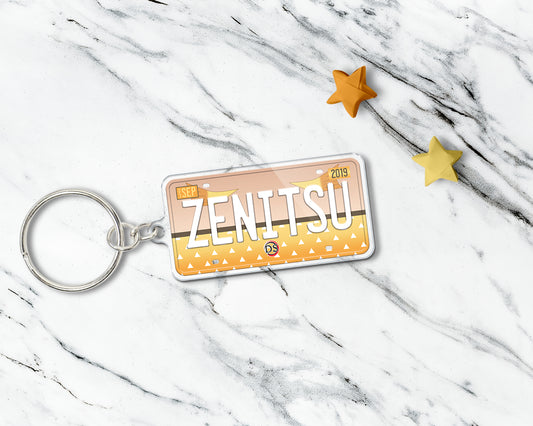 Zenitsu acrylic keychain