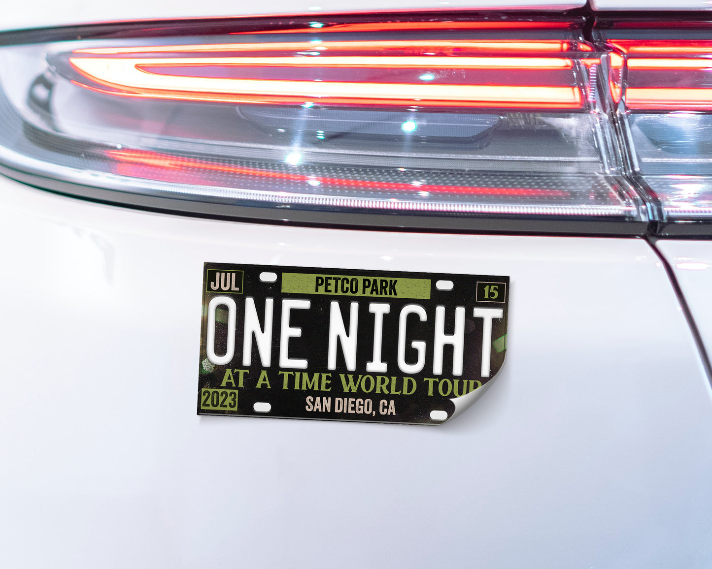 One Night at a Time World Tour bumper sticker
