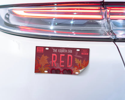 Red era bumper sticker