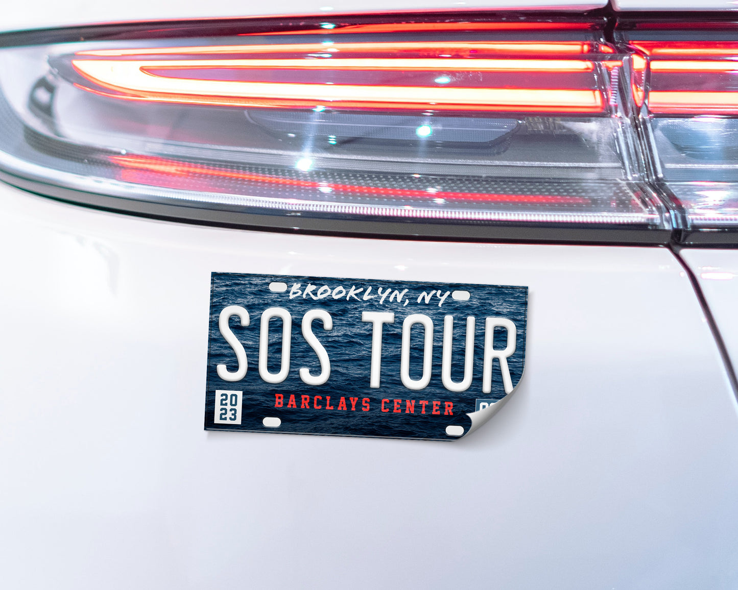 SOS Tour bumper sticker