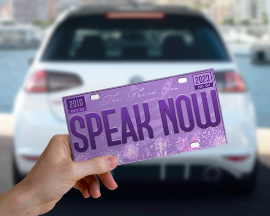 Speak Now era bumper sticker