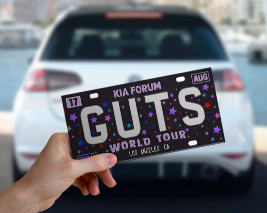 Guts World Tour bumper sticker