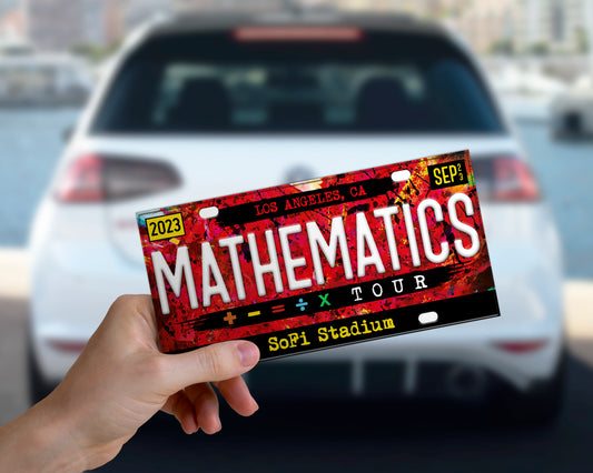 The Mathematics Tour bumper sticker