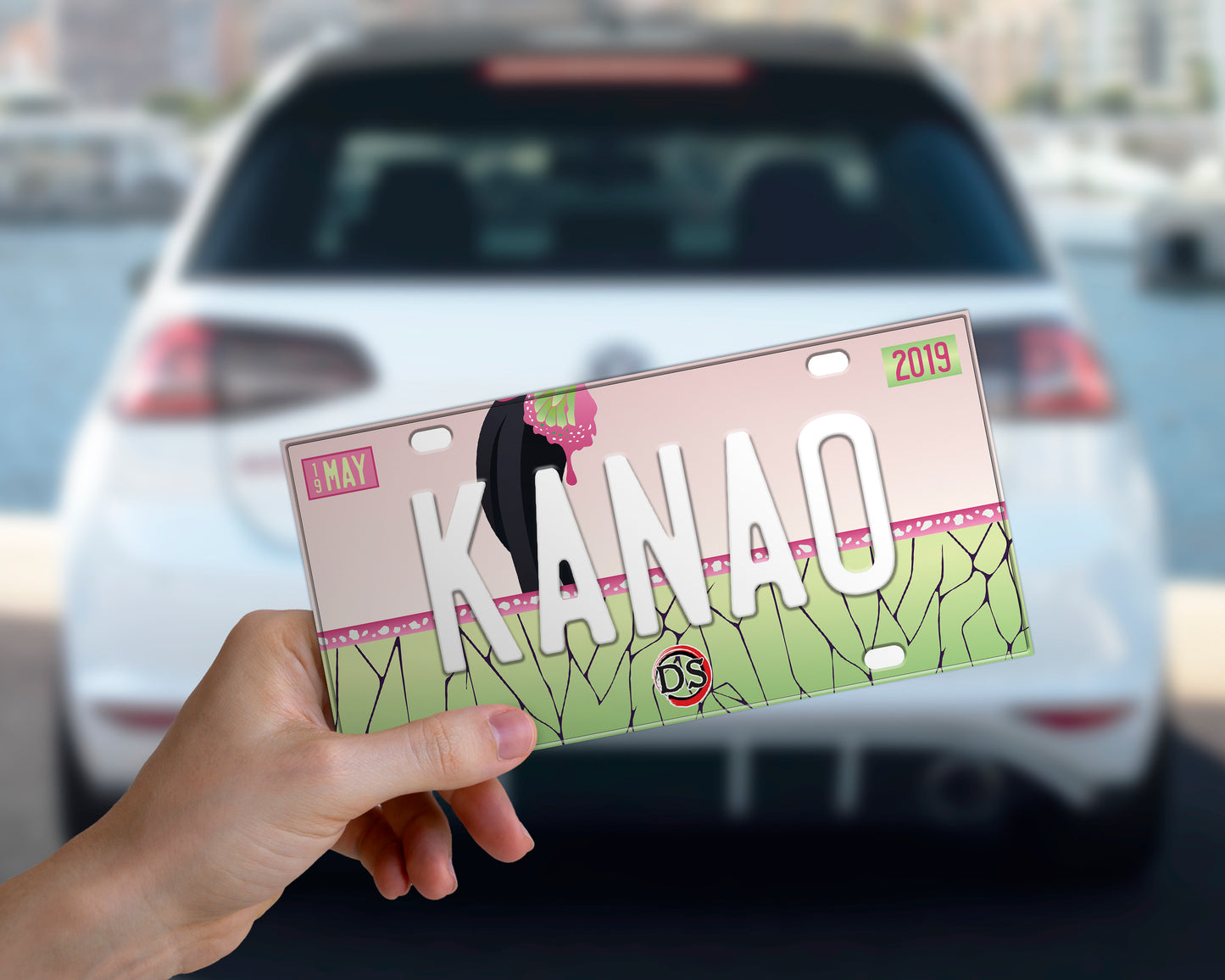 Set of anime characters bumper sticker