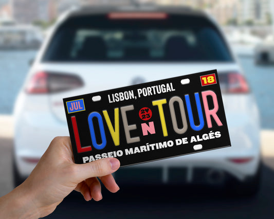 Love on Tour bumper sticker