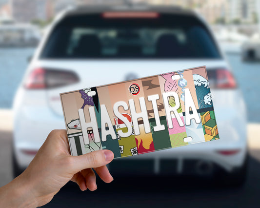 The Hashira bumper sticker