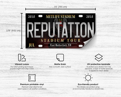 Reputation Stadium Tour bumper sticker