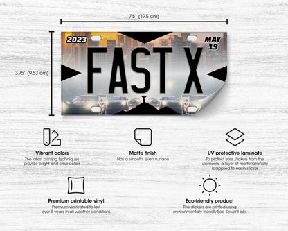 FastX (2023) movie bumper sticker