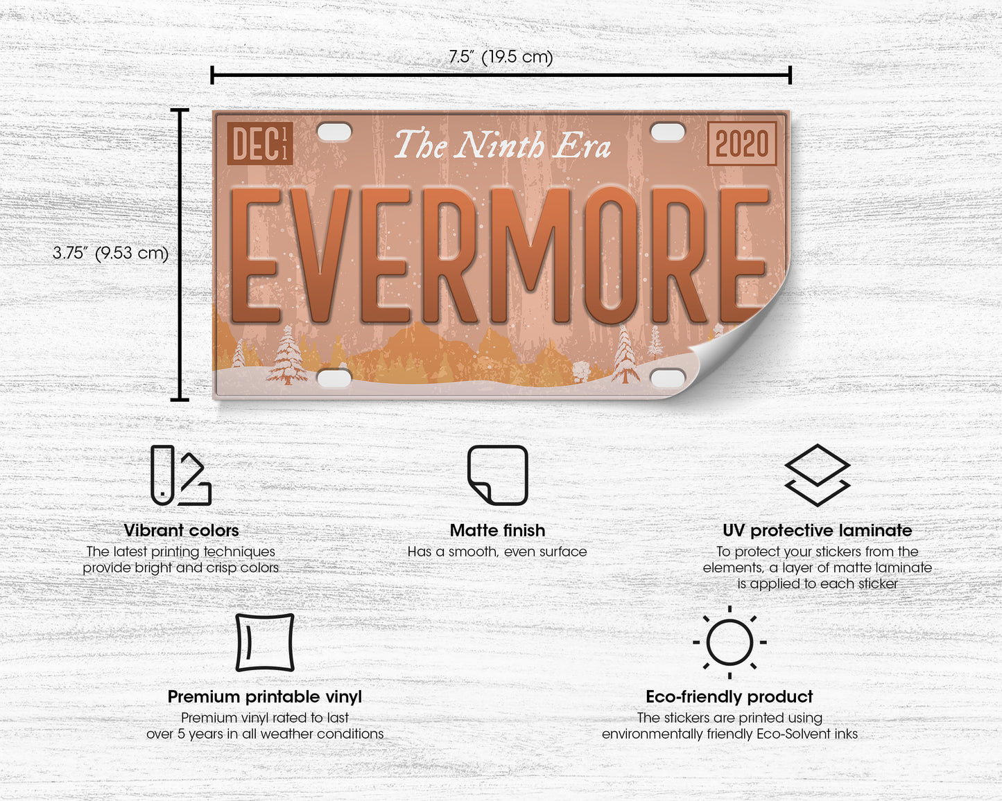 Evermore era bumper sticker