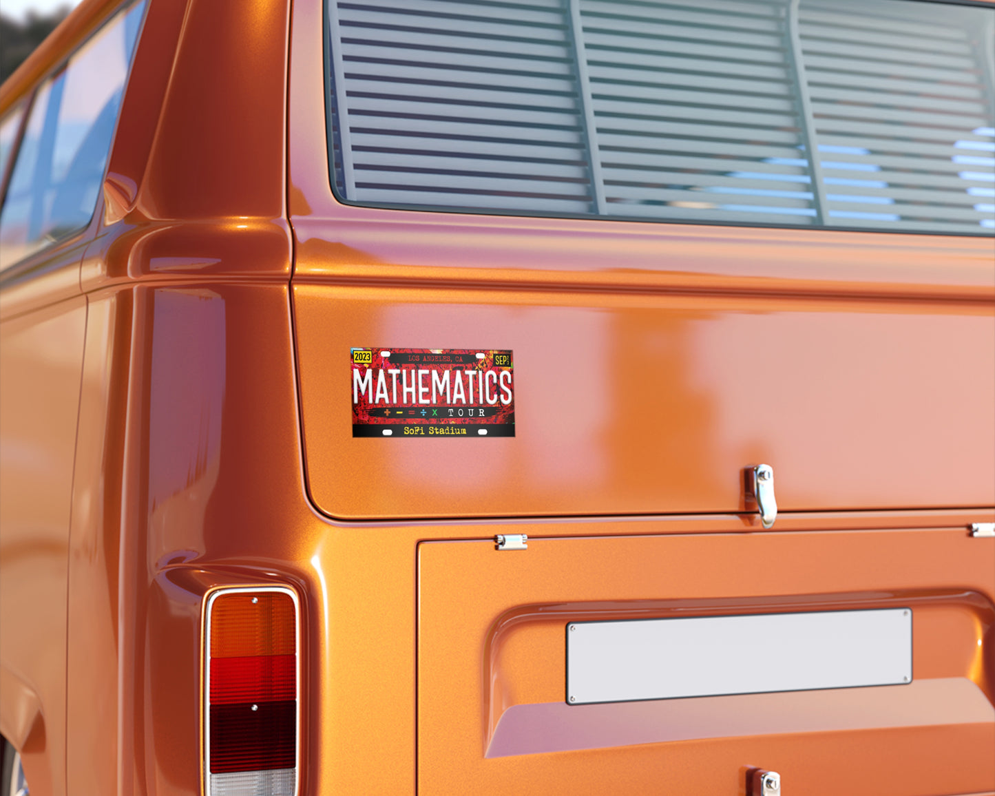 The Mathematics Tour bumper sticker