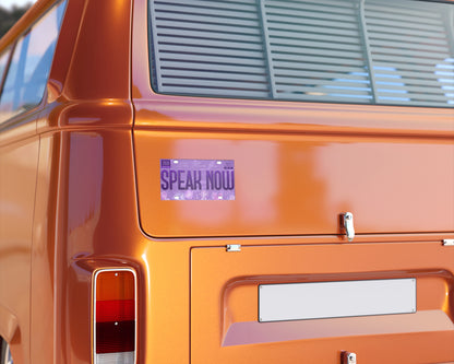 Speak Now era bumper sticker