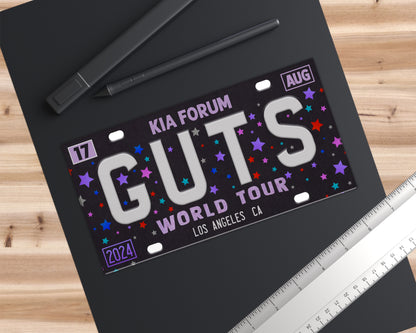 Guts World Tour bumper sticker