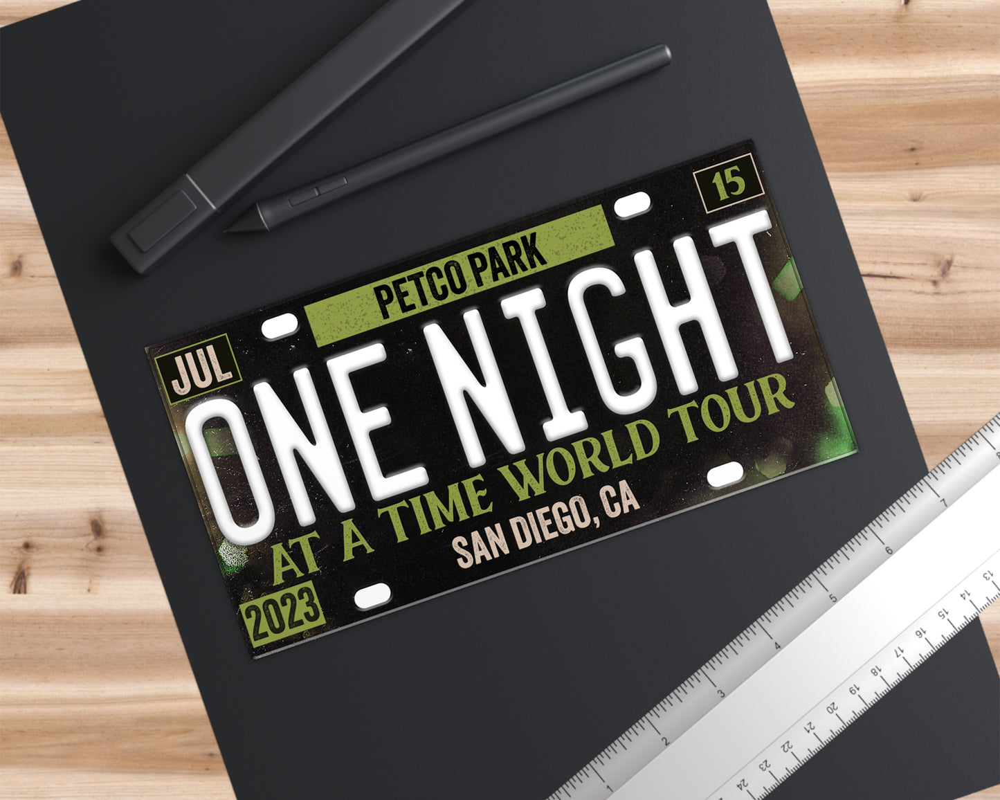 One Night at a Time World Tour bumper sticker