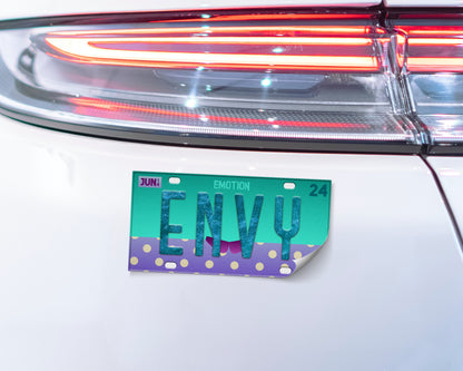 Envy emotion bumper sticker