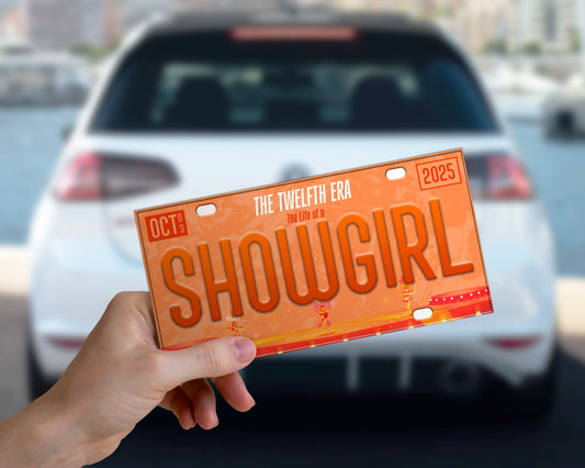 Life of Showgirl era bumper sticker