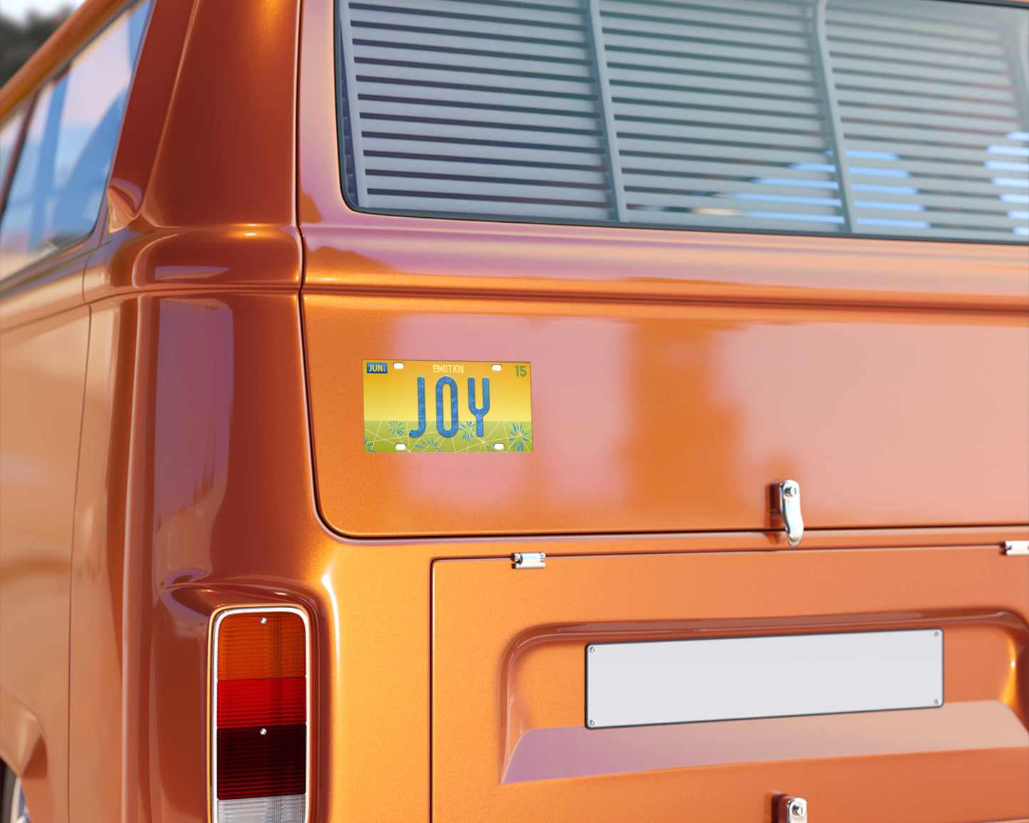 Joy emotion bumper sticker
