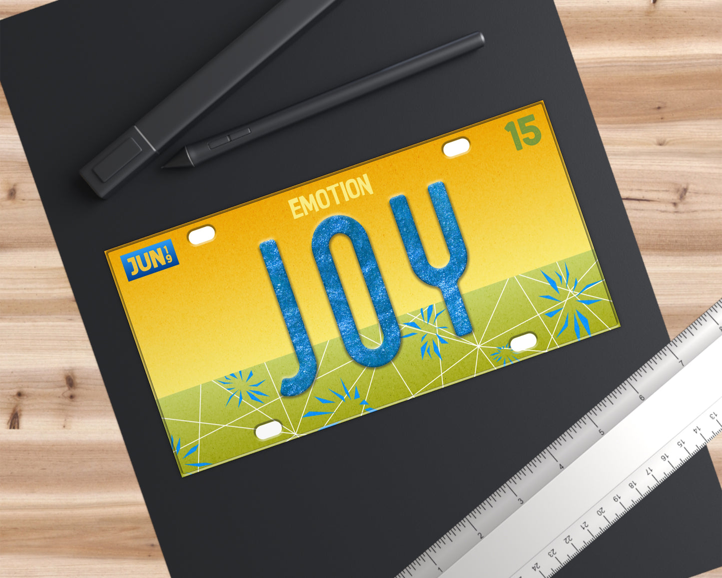 Joy emotion bumper sticker