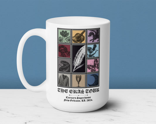 The Eras Tour medieval style ceramic mug