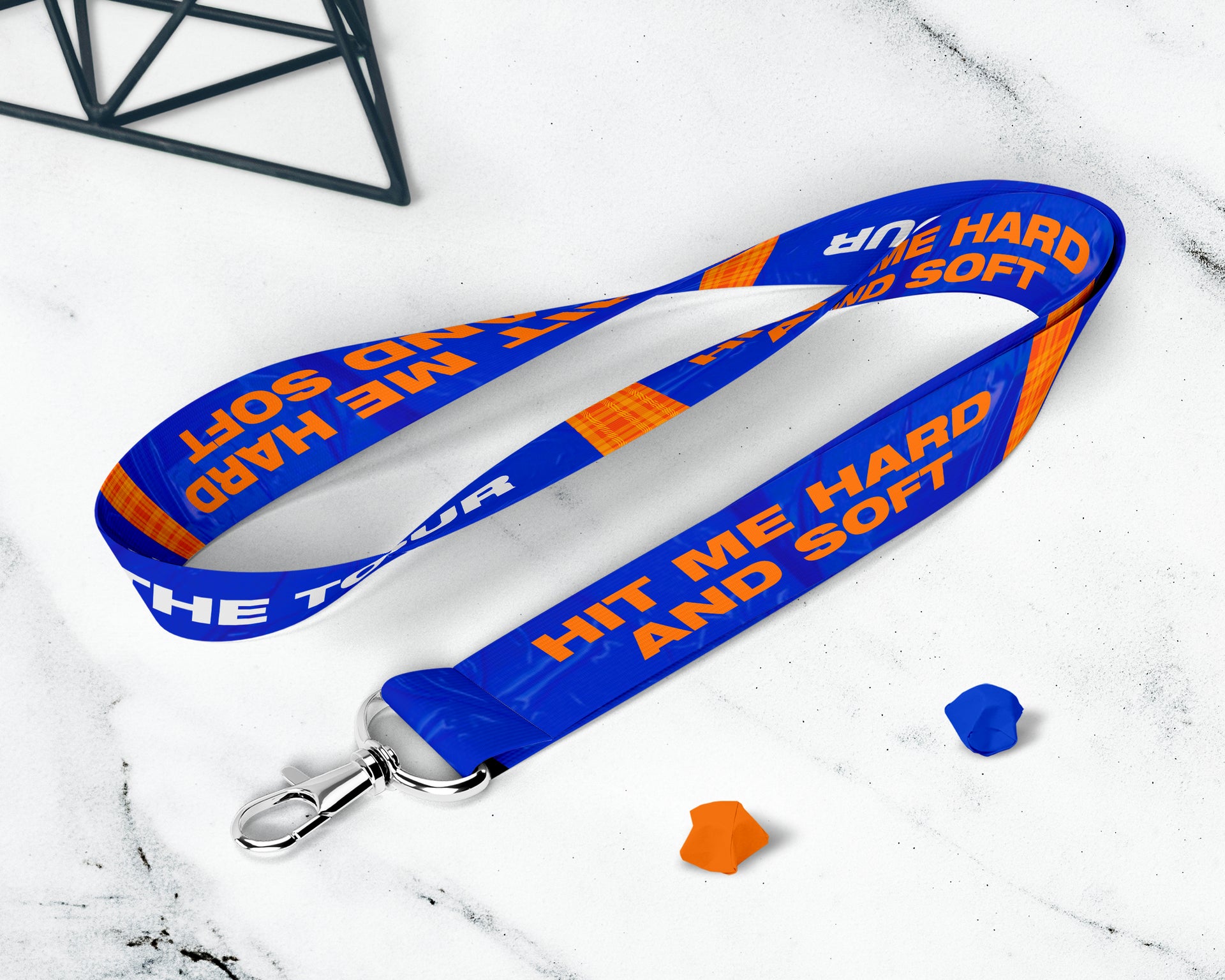 Hit Me Hard and Soft: The Tour lanyard – LK Art Ideas