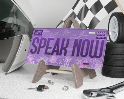 Speak Now era license plate