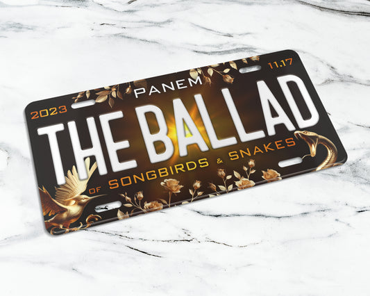 Ballad of Songbirds & Snakes (2023) movie license plate