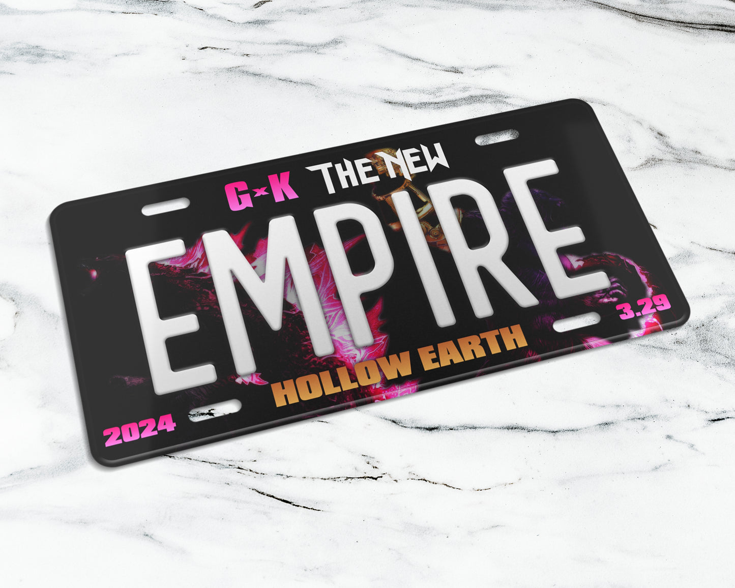 GxK: The New Empire (2024) movie license plate