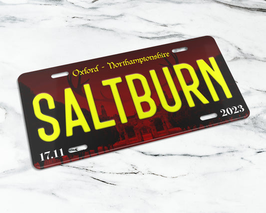 Saltburn (2023) movie license plate