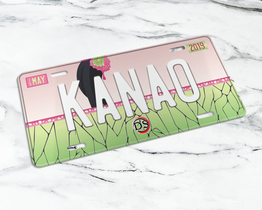 Kanao license plate