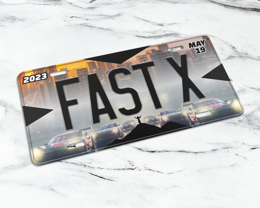 FastX (2023) movie license plate