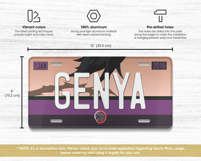 Genya license plate