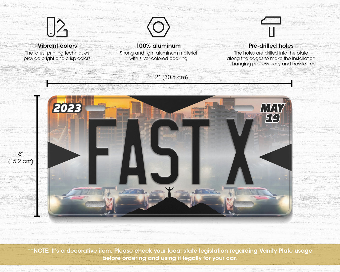 FastX (2023) movie license plate
