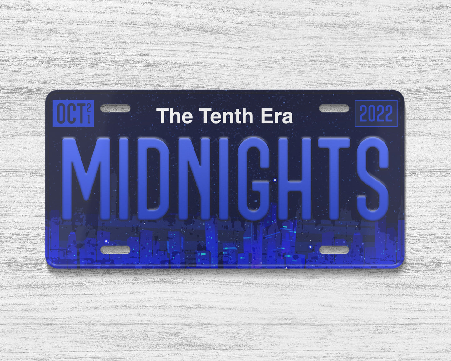 Set of The Eras license plate