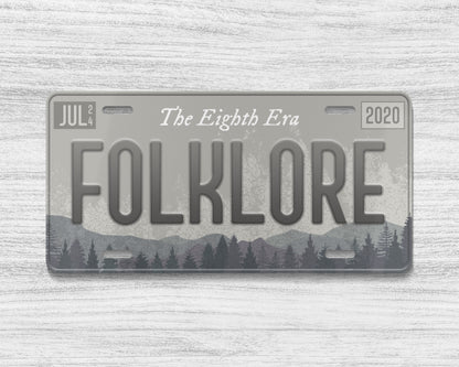 Set of The Eras license plate