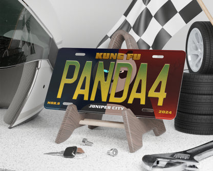 KungFu Panda 4 (2024) movie license plate
