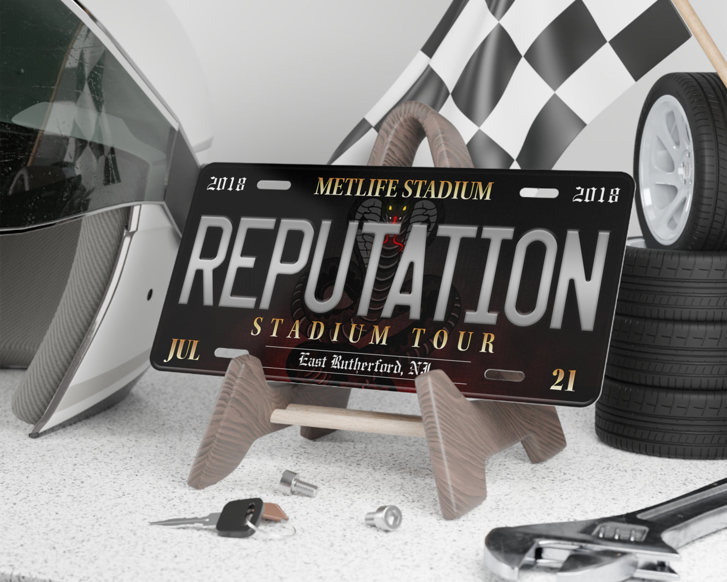 Reputation Stadium Tour license plate
